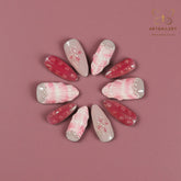 Artnailery · Rosé Sonata | Artistry Collection (10 pcs Handmade Press-On Nails