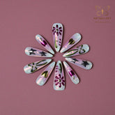 Artnailery · Prism Petals | Artistry Collection · Seasonal Glam Limited (10 pcs Handmade Press-On Nails)