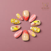 Artnailery · Citrus Crush | Seasonal Glam Limited · Everyday Selection (10 pcs Handmade Press-On Nails)