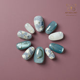 Artnailery · Midnight Cloud | Artistry Collection · Seasonal Glam Selection (10 pcs Handmade Press-On Nails
