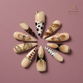 Artnailery · Wild Muse | Artistry Collection · Seasonal Glam Selection (10 pcs Handmade Press-On Nails)