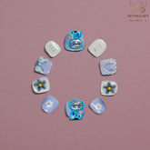 Artnailery · Sky Bunny Bloom | Kids Press-On Nails (10 pcs)