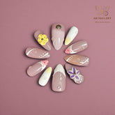 Artnailery · Blooming Petals | Seasonal Glam & Artistry Collection (10 pcs Handmade Press-On Nails)