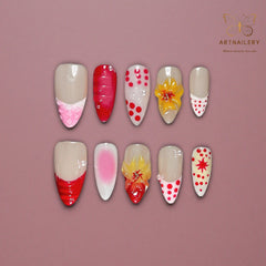 Artnailery · Pearl Sonata | Artistry Collection (10 pcs Handmade Press-On Nails)