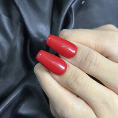 Artnailery · Cherry Ribbon | Holiday Glam Limited (10 pcs Handmade Press-On Nails)