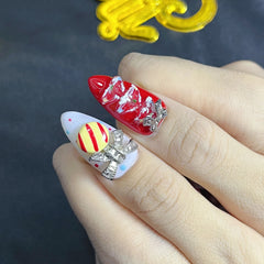 Artnailery · Candy Noel | Holiday Glam Limited (10 pcs Handmade Press-On Nails)