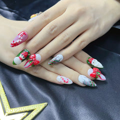 Artnailery · Candy Noel | Holiday Glam Limited (10 pcs Handmade Press-On Nails)