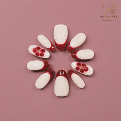 Artnailery · Crimson Petal | Everyday Elegance Collection