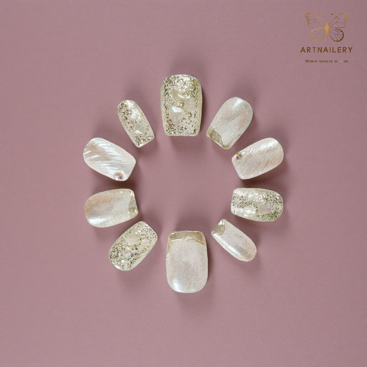 Artnailery · Gilded Whisper | Everyday Elegance Collection