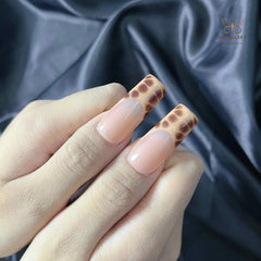 Artnailery · Cocoa Bloom | Artistry Collection · Seasonal Glam Selection (10 pcs Handmade Press-On Nails)