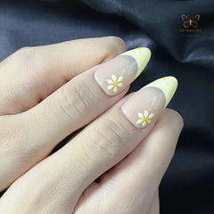 Artnailery · Lemon Bloom | Everyday Elegance · Seasonal Glam Selection (10 pcs Handmade Press-On Nails)