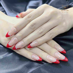 Artnailery · Rouge Silhouette | Everyday Elegance Collection (10 pcs Handmade Press-On Nails