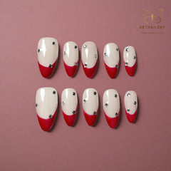 Artnailery · Rouge Silhouette | Everyday Elegance Collection (10 pcs Handmade Press-On Nails