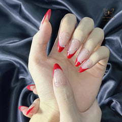 Artnailery · Rouge Silhouette | Everyday Elegance Collection (10 pcs Handmade Press-On Nails