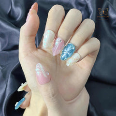 Artnailery · Pearl Tides | Seasonal Glam Selection · Artistry Collection (10 pcs Handmade Press-On Nails)