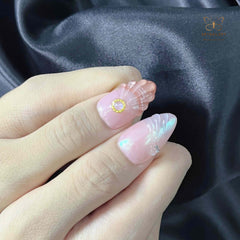 Artnailery · Pearl Tides | Seasonal Glam Selection · Artistry Collection (10 pcs Handmade Press-On Nails)