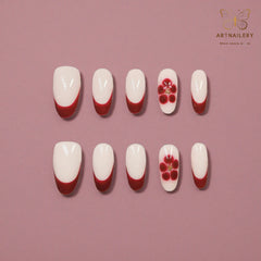 Artnailery · Crimson Petal | Everyday Elegance Collection