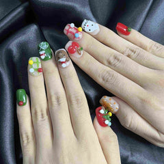 Artnailery · Merry Mingle | Holiday Glam Limited (10 pcs Handmade Press-On Nails)