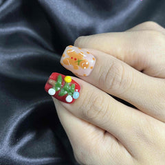 Artnailery · Merry Mingle | Holiday Glam Limited (10 pcs Handmade Press-On Nails)