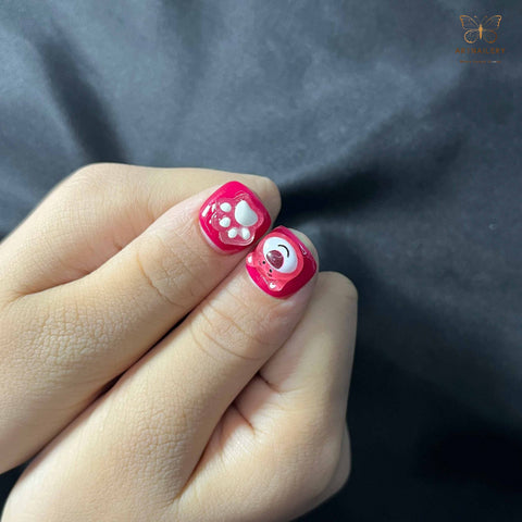 Artnailery · Berry Bear Paws | Kids Press-On Nails (10 pcs)