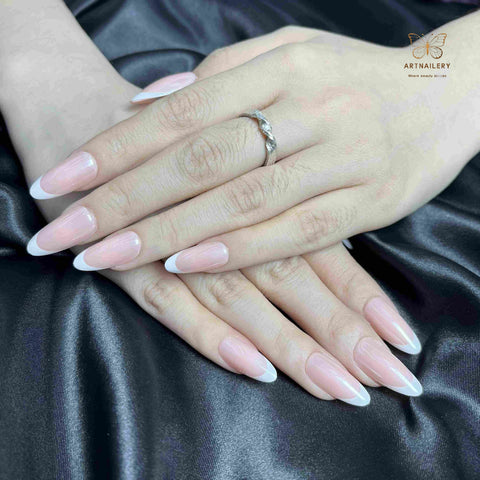 Artnailery · Blush French | Atelier Canvas (30 pcs Precision-Finish Press-On Nails)
