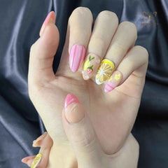 Artnailery · Citrus Crush | Seasonal Glam Limited · Everyday Selection (10 pcs Handmade Press-On Nails)