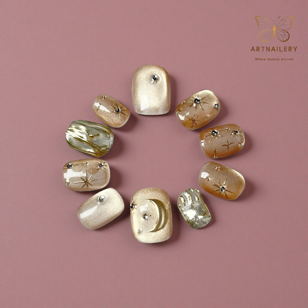 Artnailery · Lunar Gleam | Artistry Collection · Everyday Eleganc