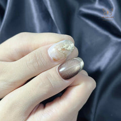 Artnailery · Amber Haze | Everyday Elegance · Artistry Selection (10 pcs Handmade Press-On Nails)