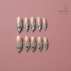 Artnailery · Crystal Dagger | Artistry Collection (10 pcs Handmade Press-On Nails)