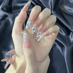 Artnailery · Crystal Dagger | Artistry Collection (10 pcs Handmade Press-On Nails)