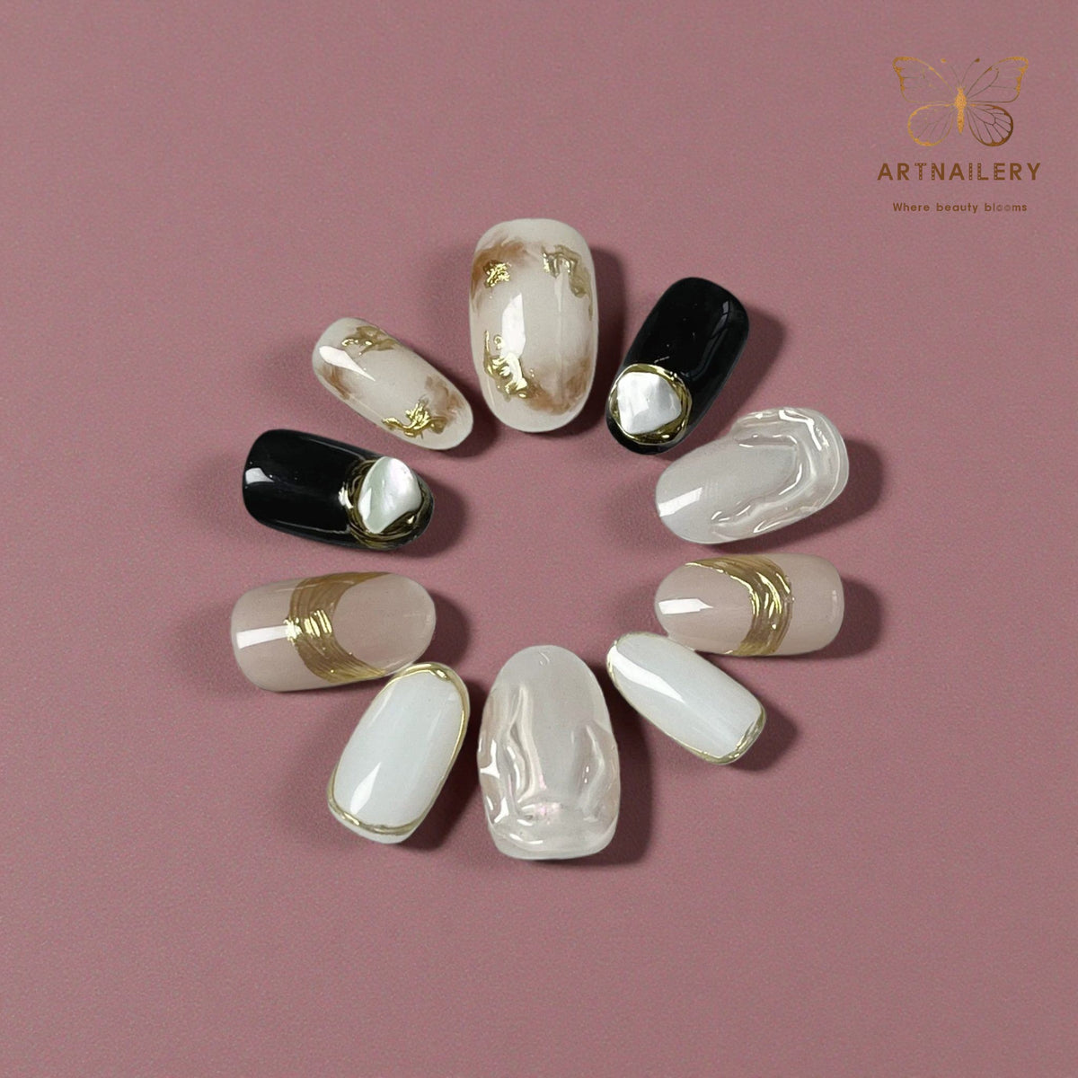 Artnailery · Midnight Marble | Artistry Collection · Everyday Elegance Selectio