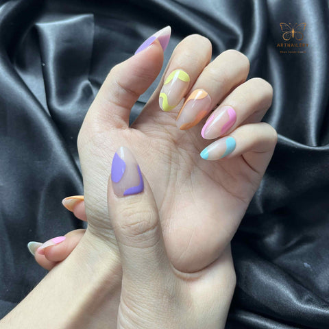 Artnailery · Candy Wave | Atelier Canvas (30 pcs Precision-Finish Press-On Nails)