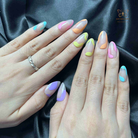 Artnailery · Candy Wave | Atelier Canvas (30 pcs Precision-Finish Press-On Nails)