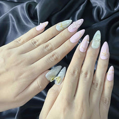 Artnailery · Blush Étoile | Artistry Collection · Everyday & Seasonal Glam Selection (10 pcs Handmade Press-On Nails)
