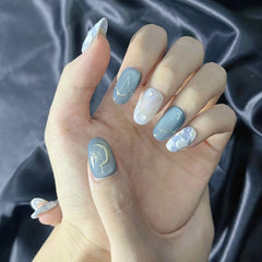 Artnailery · Midnight Cloud | Artistry Collection · Seasonal Glam Selection (10 pcs Handmade Press-On Nails