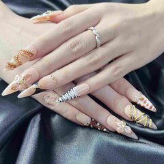 Artnailery · Wild Muse | Artistry Collection · Seasonal Glam Selection (10 pcs Handmade Press-On Nails)