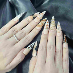 Artnailery · Wild Muse | Artistry Collection · Seasonal Glam Selection (10 pcs Handmade Press-On Nails)