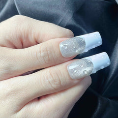 Artnailery · Frosted Bloom | Seasonal Glam Limited (10 pcs Handmade Press-On Nails