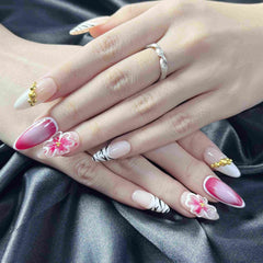 Artnailery · Rouge Mirage | Artistry Collection · Seasonal Glam Selection (10 pcs Handmade Press-On Nails)