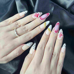 Artnailery · Rouge Mirage | Artistry Collection · Seasonal Glam Selection (10 pcs Handmade Press-On Nails)