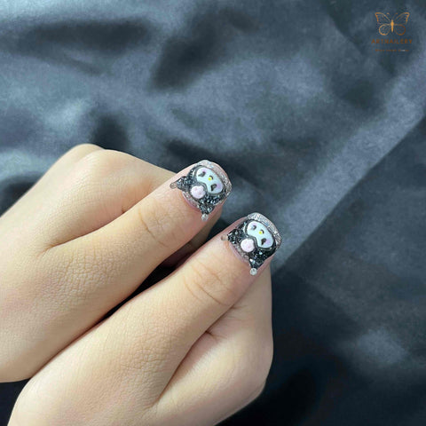 Artnailery · Midnight Kuromi Spark | Kids Press-On Nails (10 pcs)
