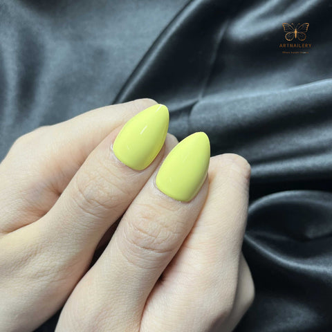 Artnailery · Lime Radiance | Atelier Canvas (30 pcs Precision-Finish Press-On Nails)