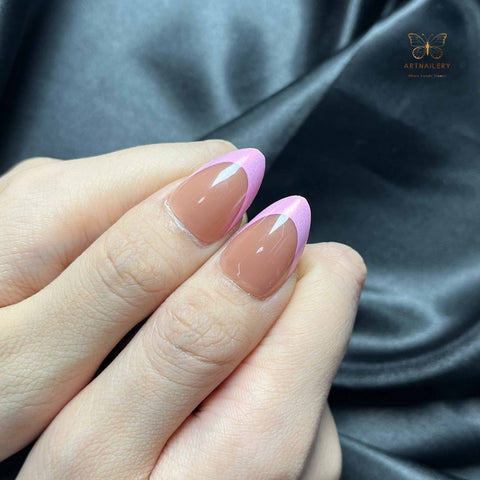 Artnailery · Blush Outline | Atelier Canvas (30 pcs Precision-Finish Press-On Nails)