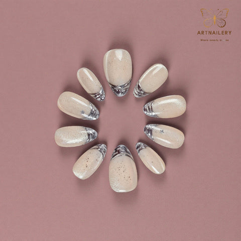 Artnailery · Silver Stardust | Everyday Elegance Collection · Artistry Selection