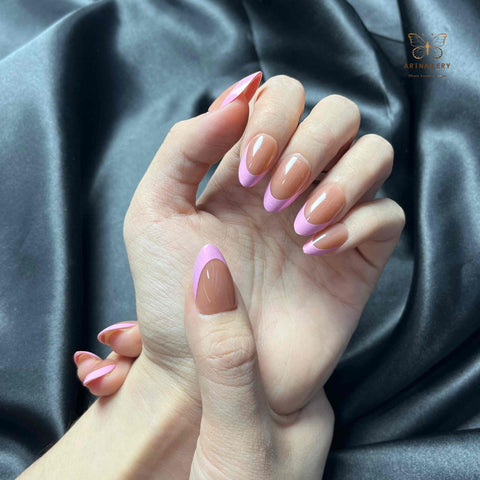 Artnailery · Blush Outline | Atelier Canvas (30 pcs Precision-Finish Press-On Nails)