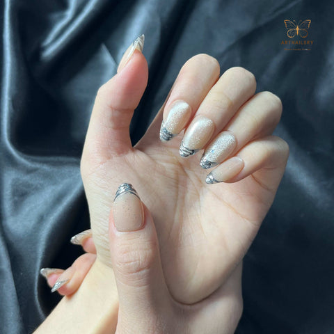Artnailery · Silver Stardust | Everyday Elegance Collection · Artistry Selection