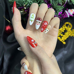 Artnailery · Merry Icons | Holiday Glam Limited (10 pcs Handmade Press-On Nails)