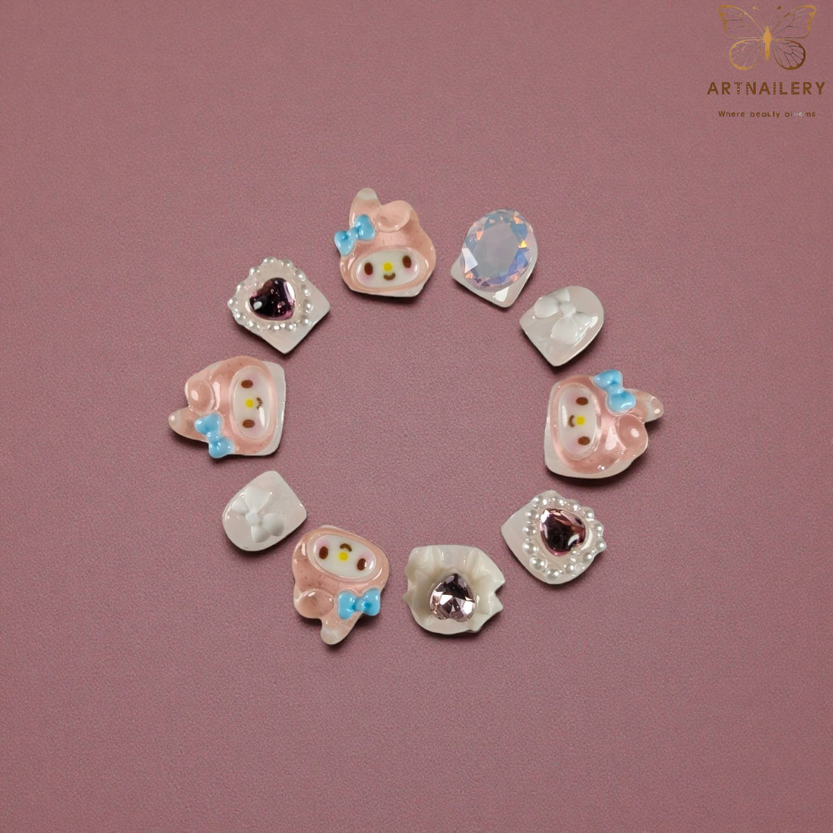 Artnailery · Sweet Melody Princess | Kids Press-On Nails (10 pcs)