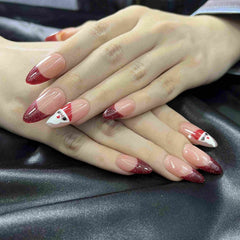 Artnailery · Santa Kiss | Holiday Glam Limited (10 pcs Handmade Press-On Nails