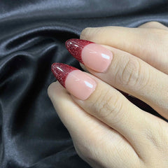 Artnailery · Santa Kiss | Holiday Glam Limited (10 pcs Handmade Press-On Nails